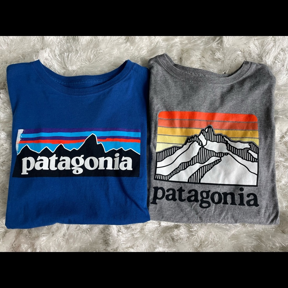 Patagonia Graphic Tee Shirt boys Medium 10